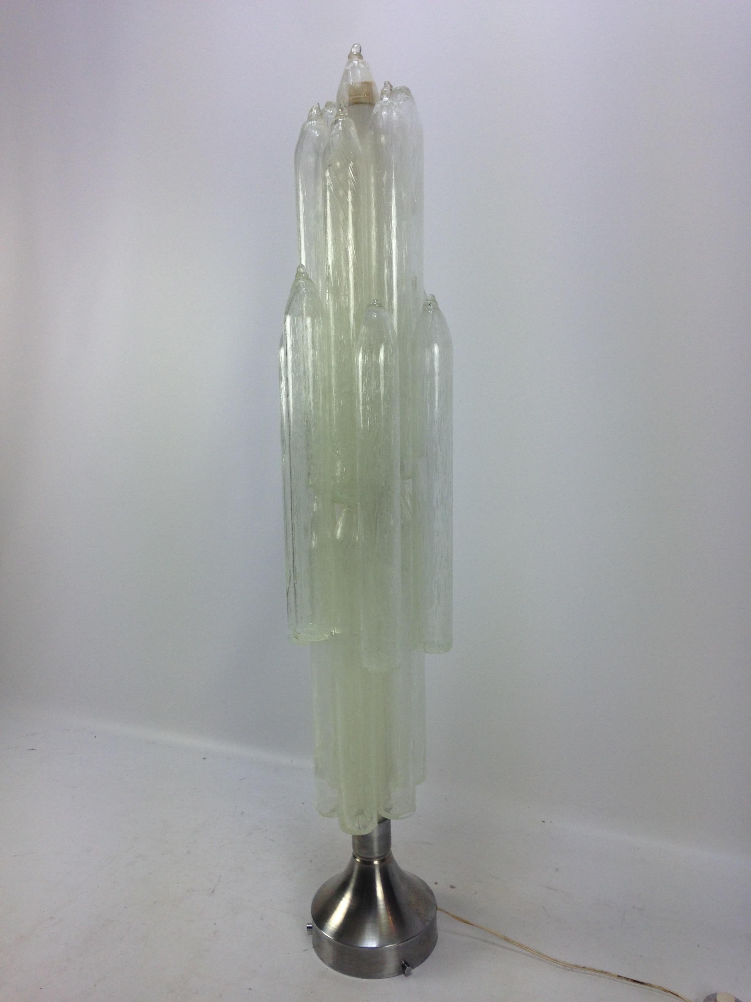 Mid-20th Century Mid Century Italian Mazzega Murano & Carlo Nason Rocket Floor Lamp, 1960's For Sale