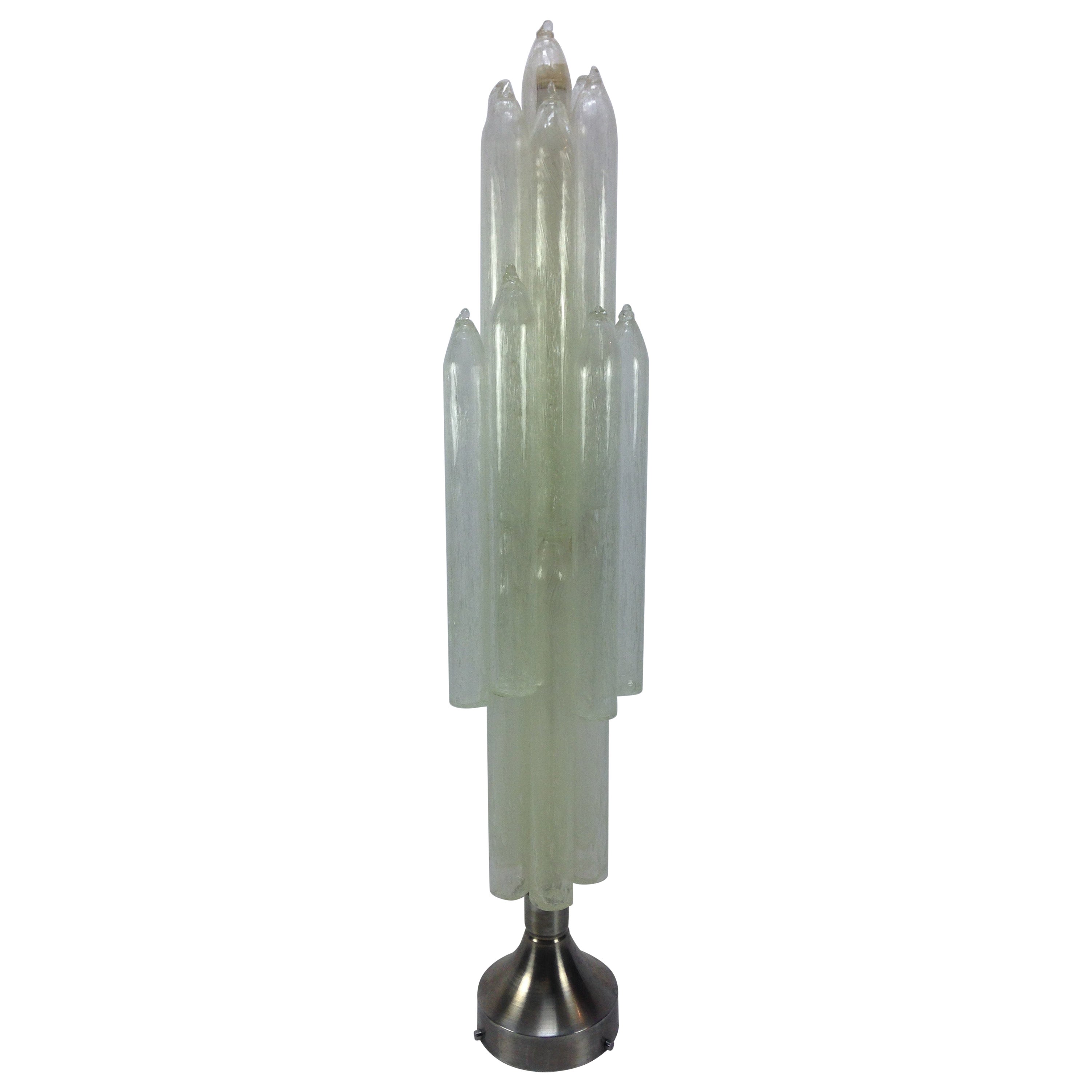 Lampadaire à fusée italien du milieu du siècle dernier de Mazzega Murano et Carlo Nason, années 1960