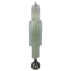 Mid Century Italian Mazzega Murano & Carlo Nason Rocket Floor Lamp, 1960's