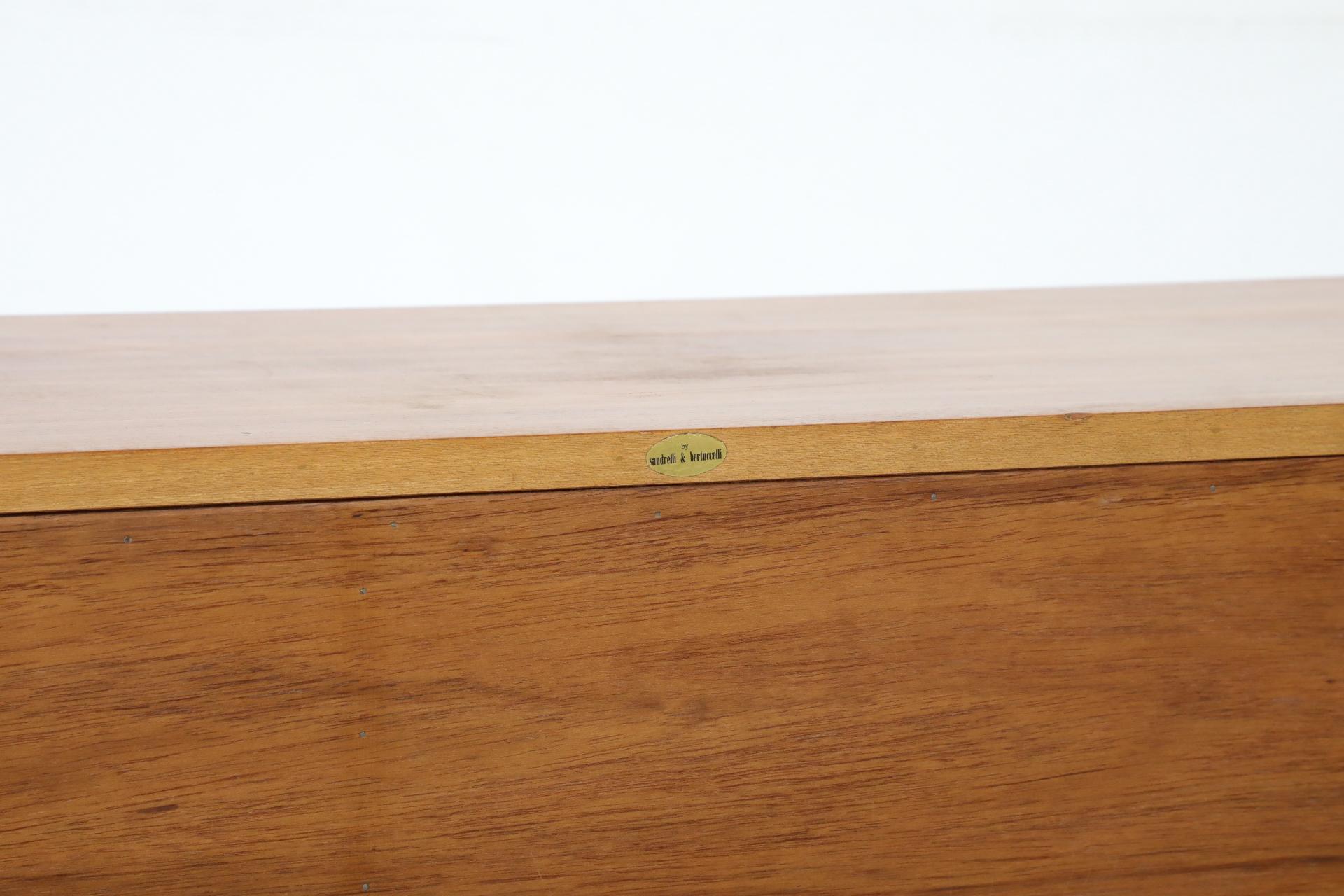 Mid-Century, Italian, Mini Credenza or Dresser with Carved Drawers 3