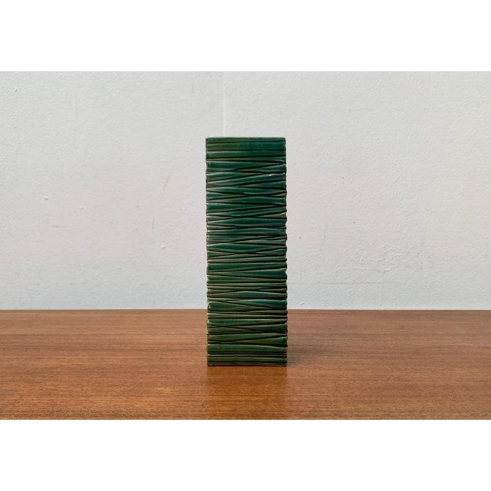 Italienische minimalistische Mid-Century-Vase aus Keramikblock aus Bitossi, 1960er Jahre im Angebot 7