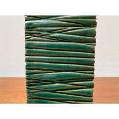 Mid-Century Italian Minimalist Pottery Block Vase from Bitossi, 1960s