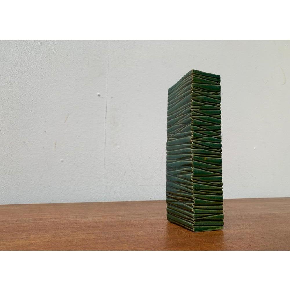 Italienische minimalistische Mid-Century-Vase aus Keramikblock aus Bitossi, 1960er Jahre (Moderne der Mitte des Jahrhunderts) im Angebot