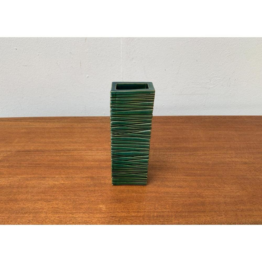 Italienische minimalistische Mid-Century-Vase aus Keramikblock aus Bitossi, 1960er Jahre im Zustand „Hervorragend“ im Angebot in Hamburg, DE