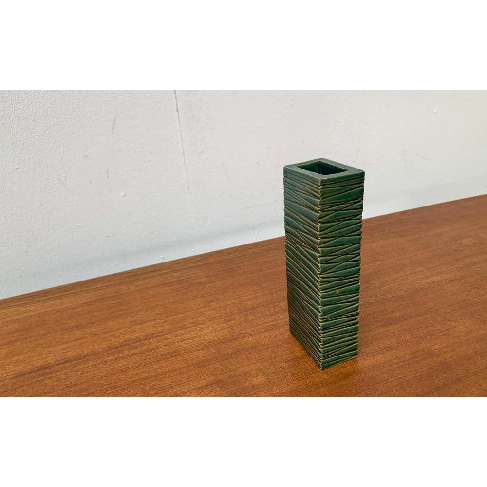 Italienische minimalistische Mid-Century-Vase aus Keramikblock aus Bitossi, 1960er Jahre im Angebot 2