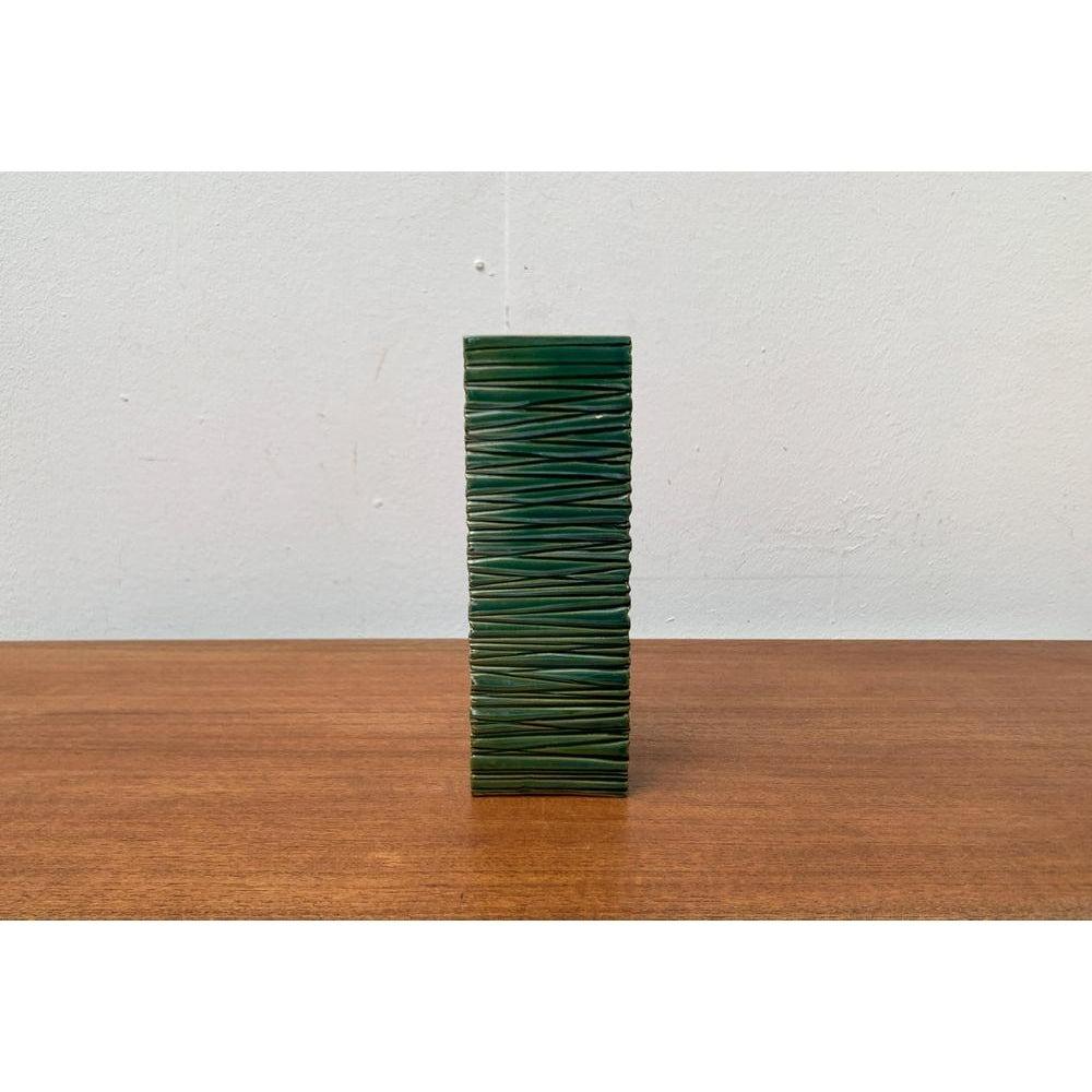 Italienische minimalistische Mid-Century-Vase aus Keramikblock aus Bitossi, 1960er Jahre im Angebot 3