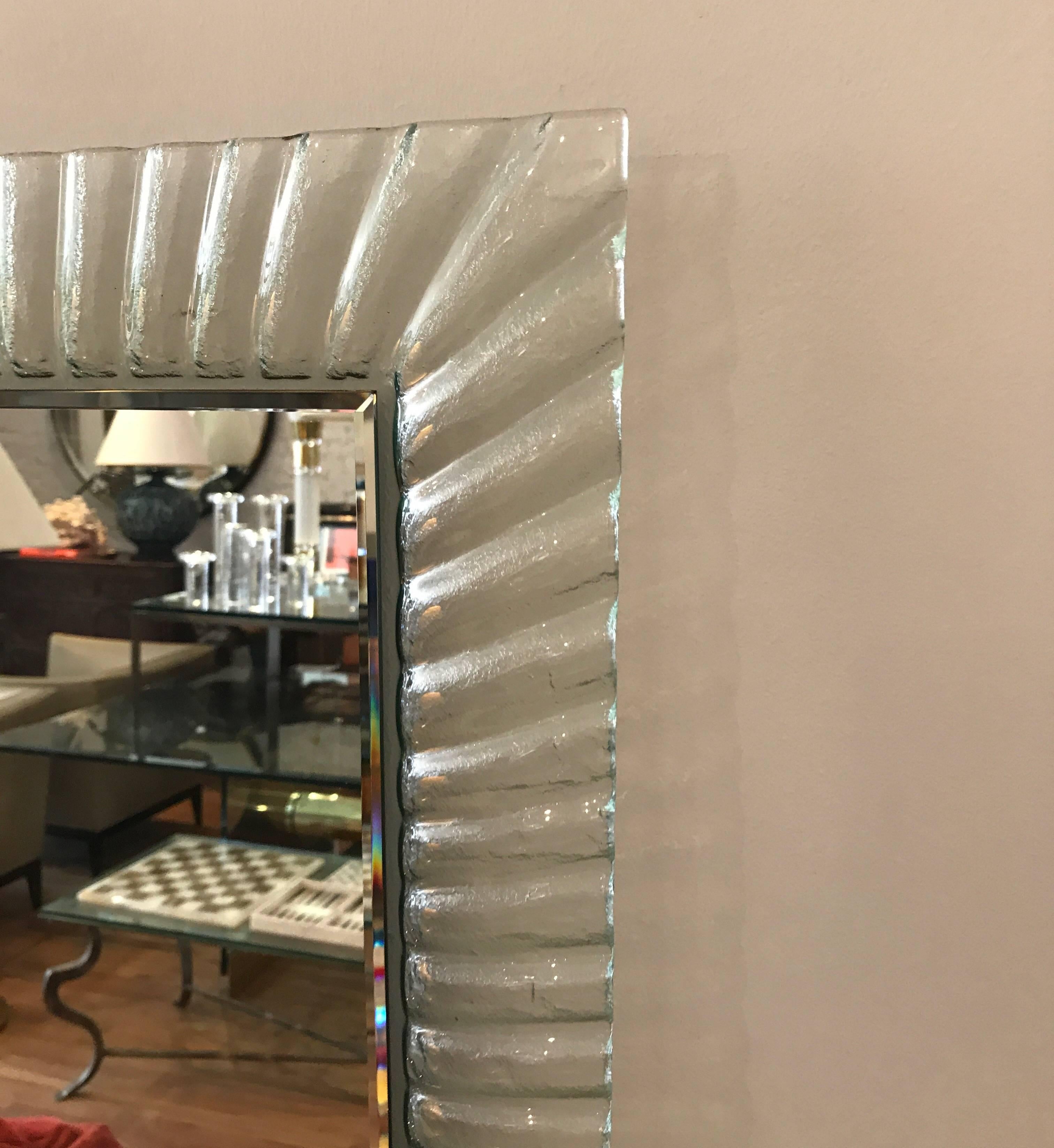 fluted mirror