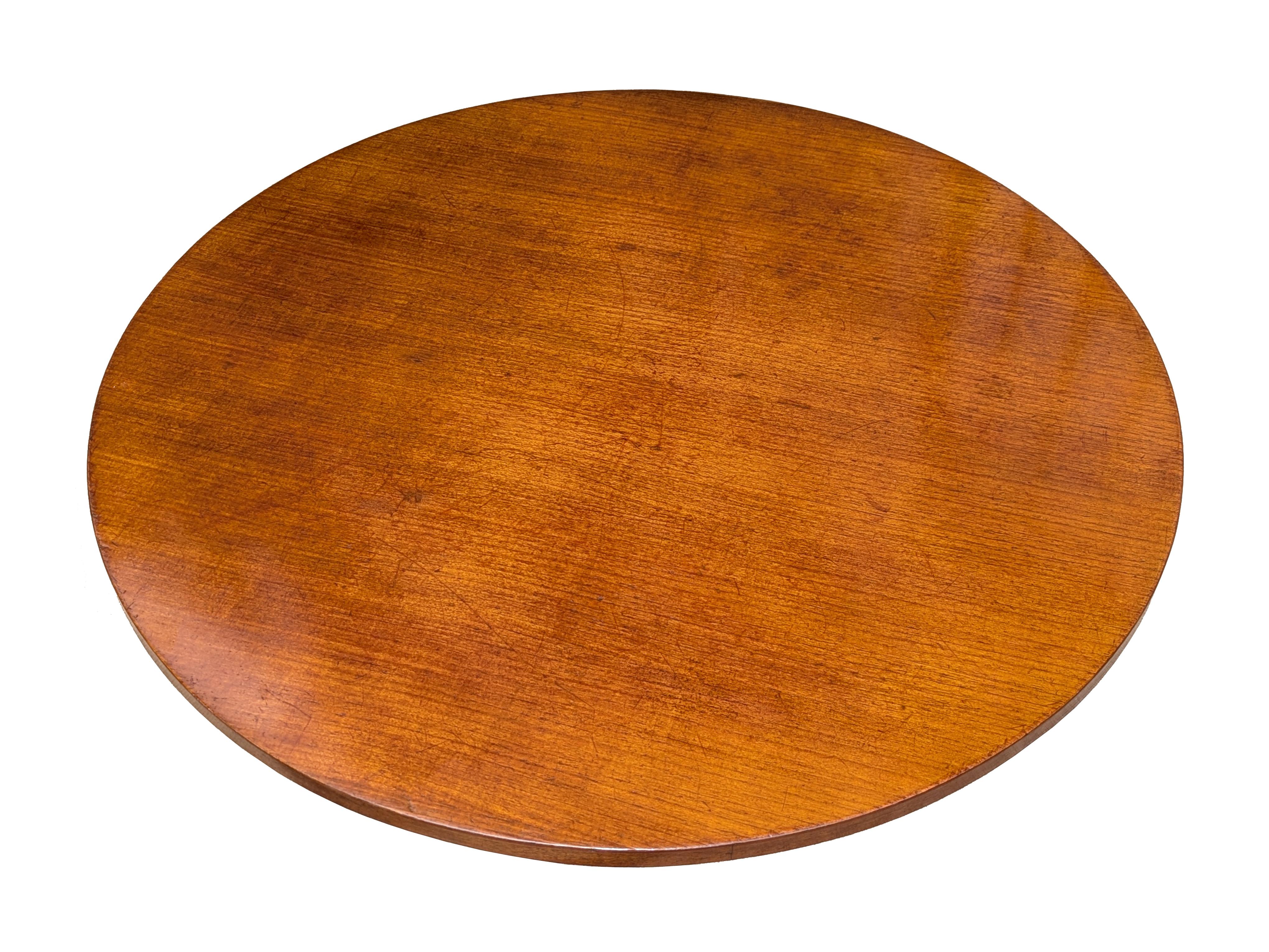 Mid-Century Italian Modern Brass, Black Metal & Wood Dining Table, 1950s For Sale 2
