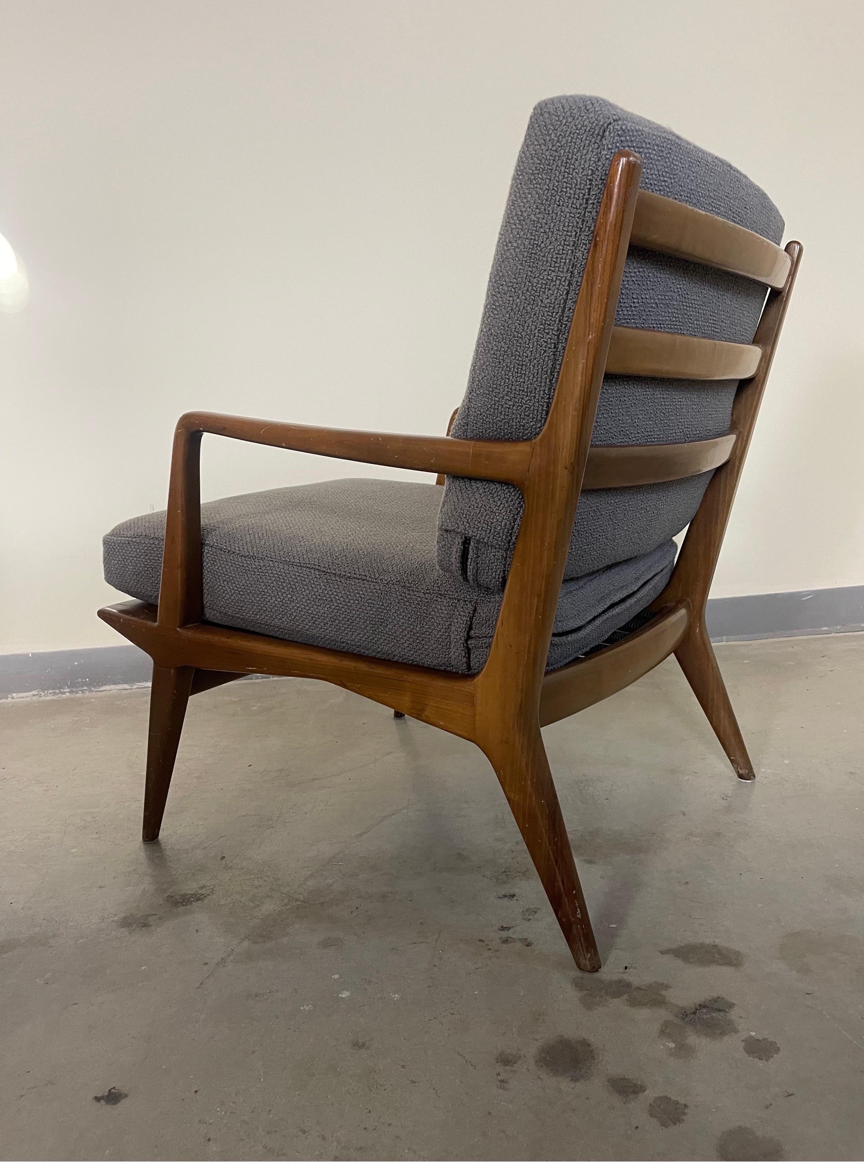 Mid-Century Modern Mid-Century Italian Modern Chair by Carlo de Carli for Singer and Sons