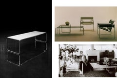 Mid-Century Italian Modern Laccio Kiga Coffee Table by Marcel Breuer for Gavina