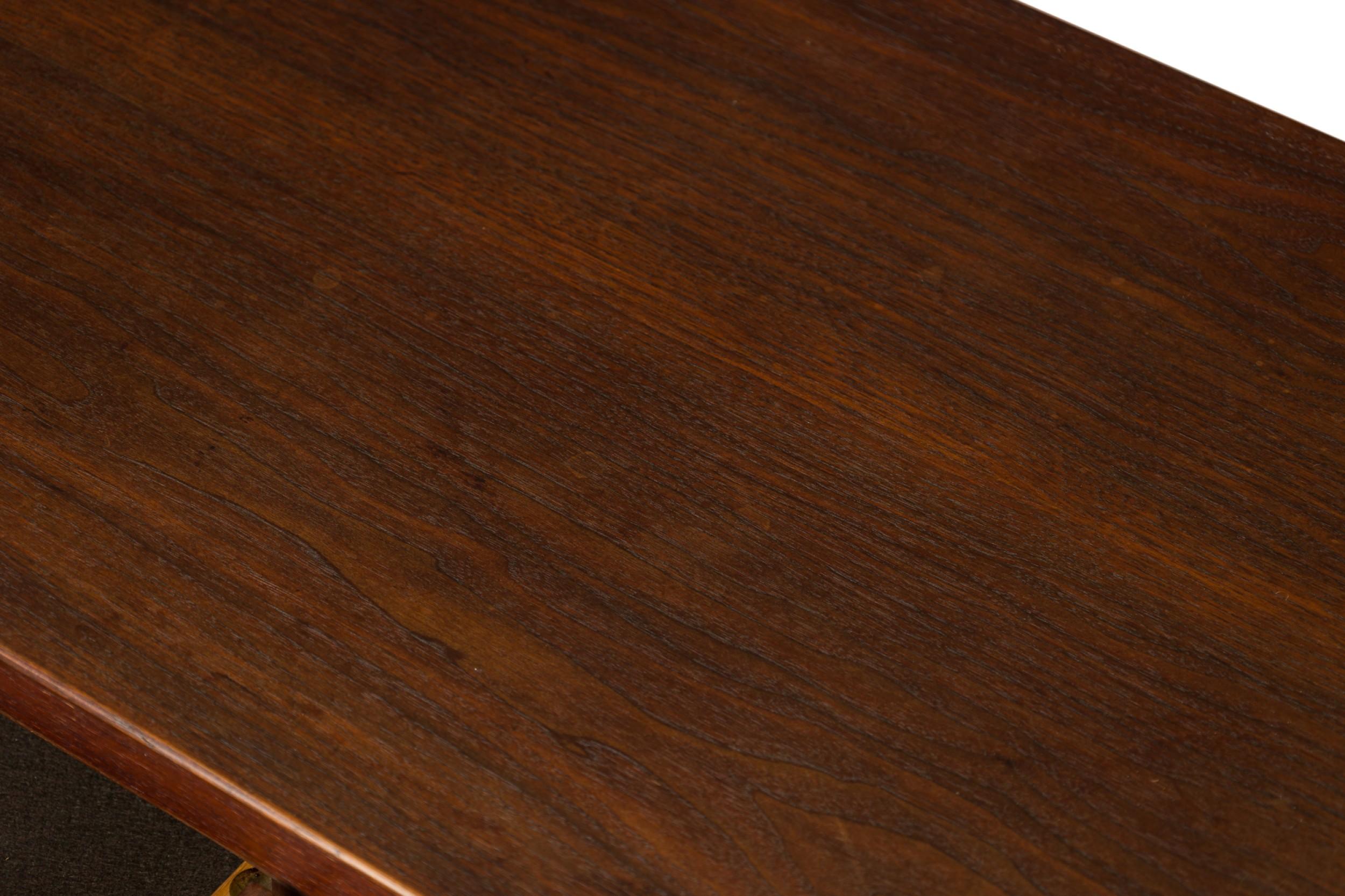 Crédence/ Buffet italienne moderne du milieu du siècle dernier, à 4 portes, en acajou et liège en vente 1