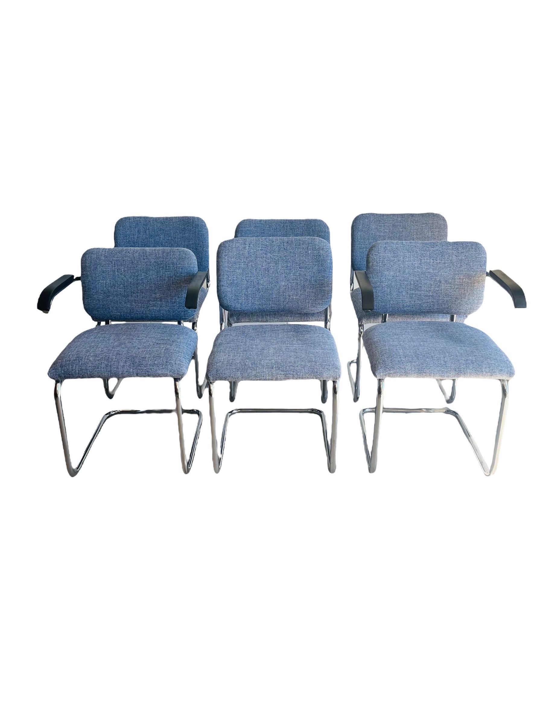 Mid-Century Italian Modern Marcel Breuer Cesca Dining Chairs  4