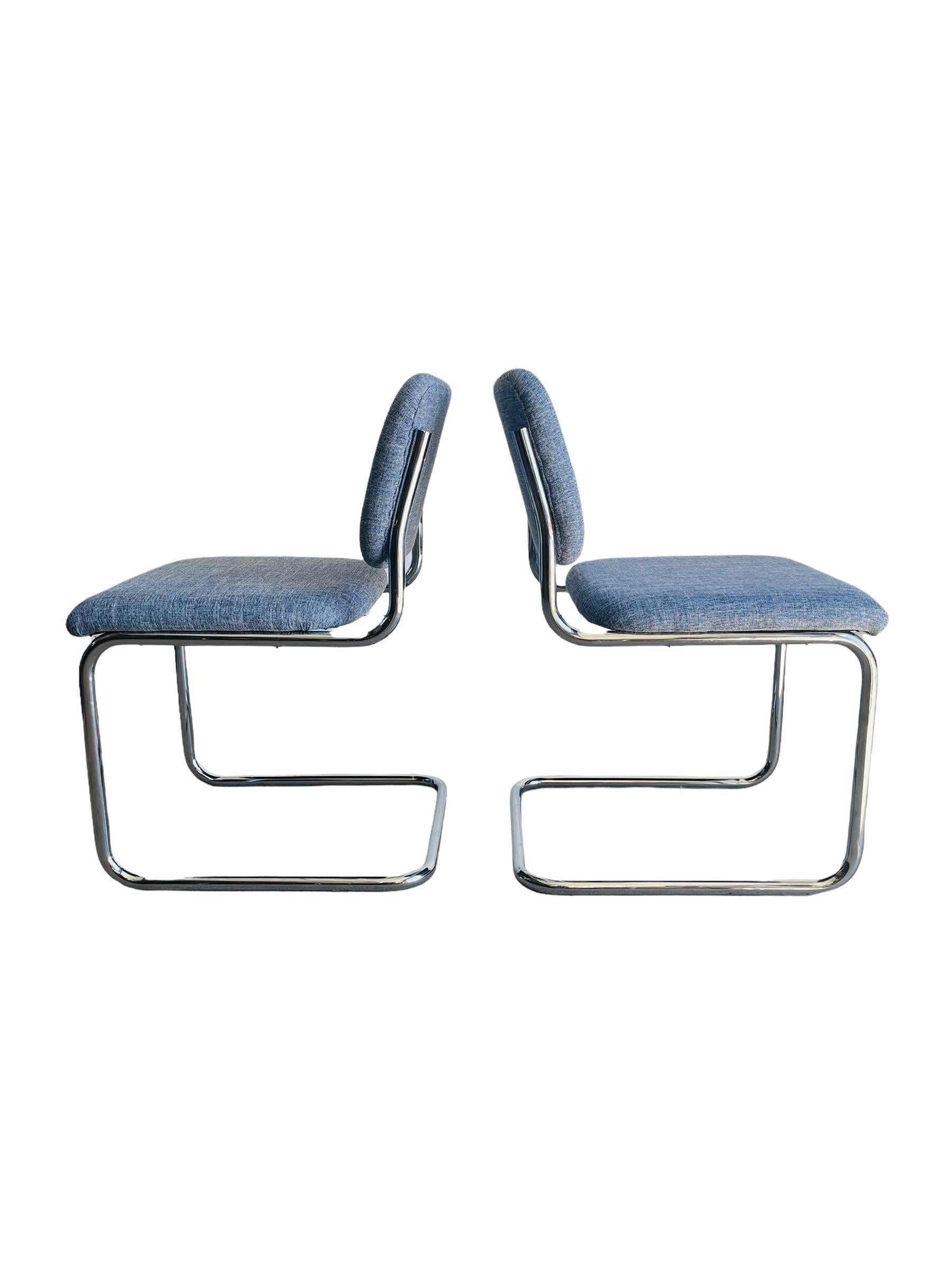 Mid-Century Italian Modern Marcel Breuer Cesca Dining Chairs  1