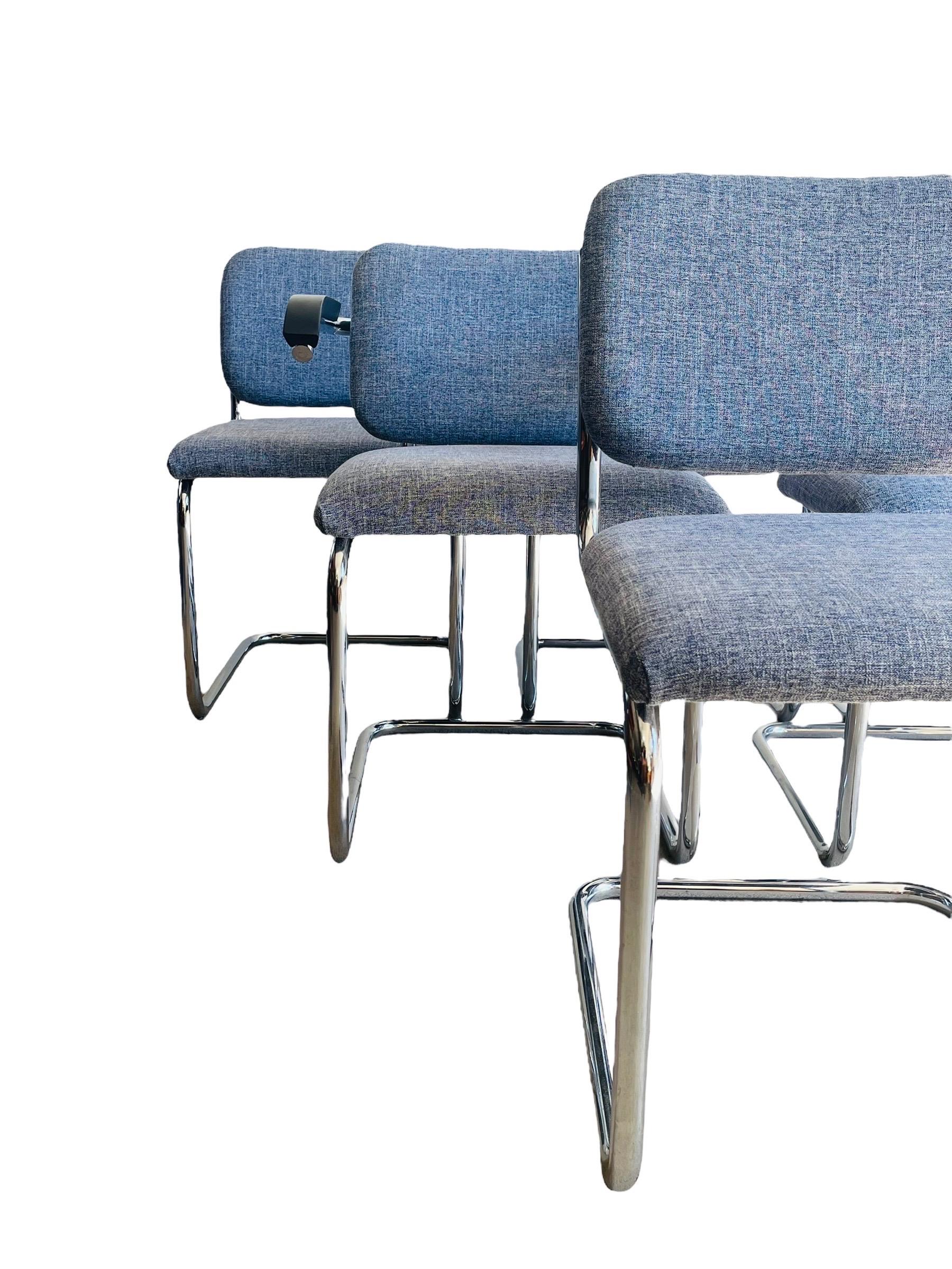 Mid-Century Italian Modern Marcel Breuer Cesca Dining Chairs  2