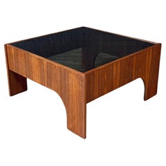 Mid-Century Italian Modern “Oriolo” Smoke Glass Coffee Table by Claudio Salocchi