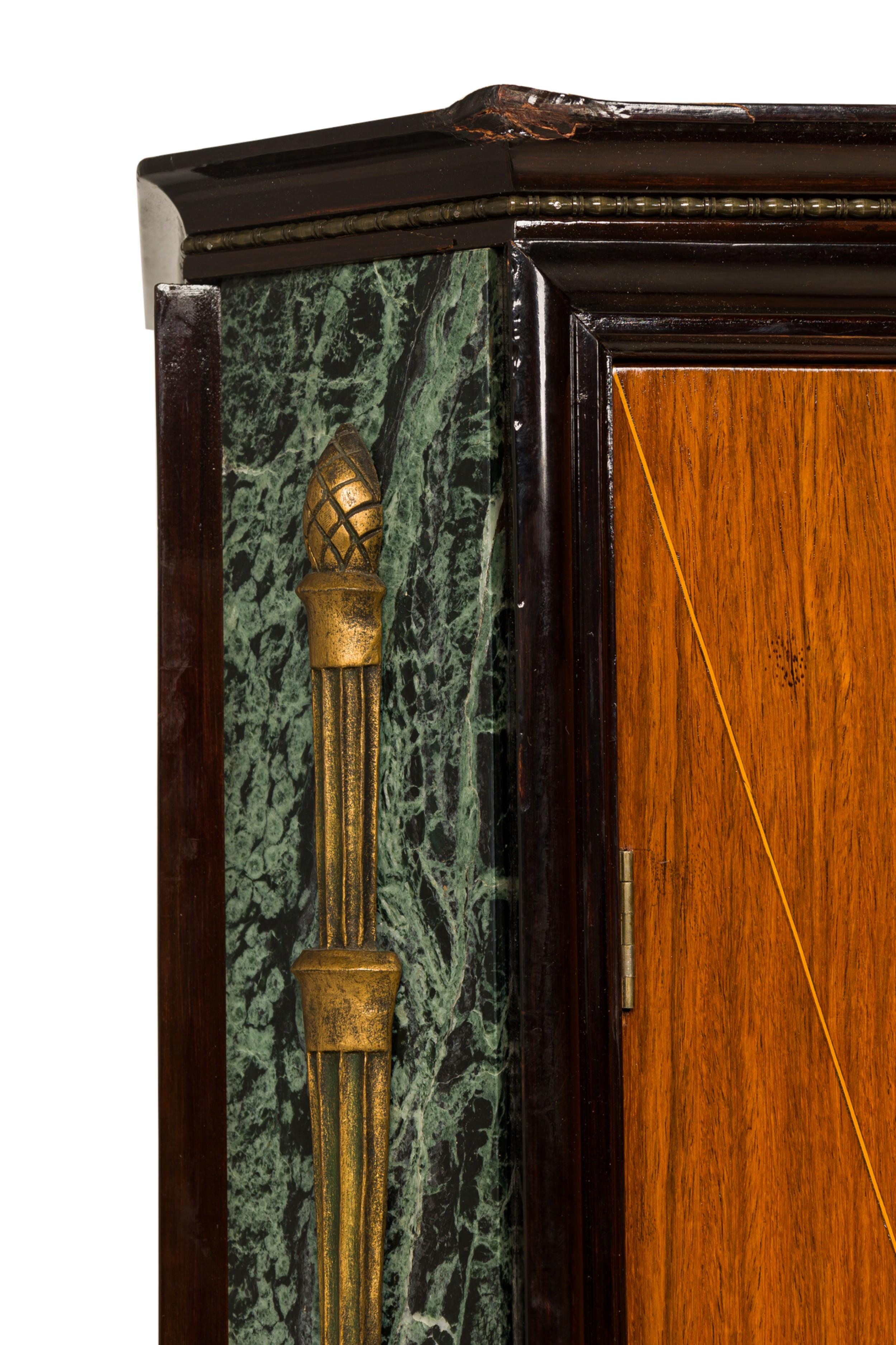 Mid-Century Italian Modern Palisander & Marmor Bücherregal im Angebot 10
