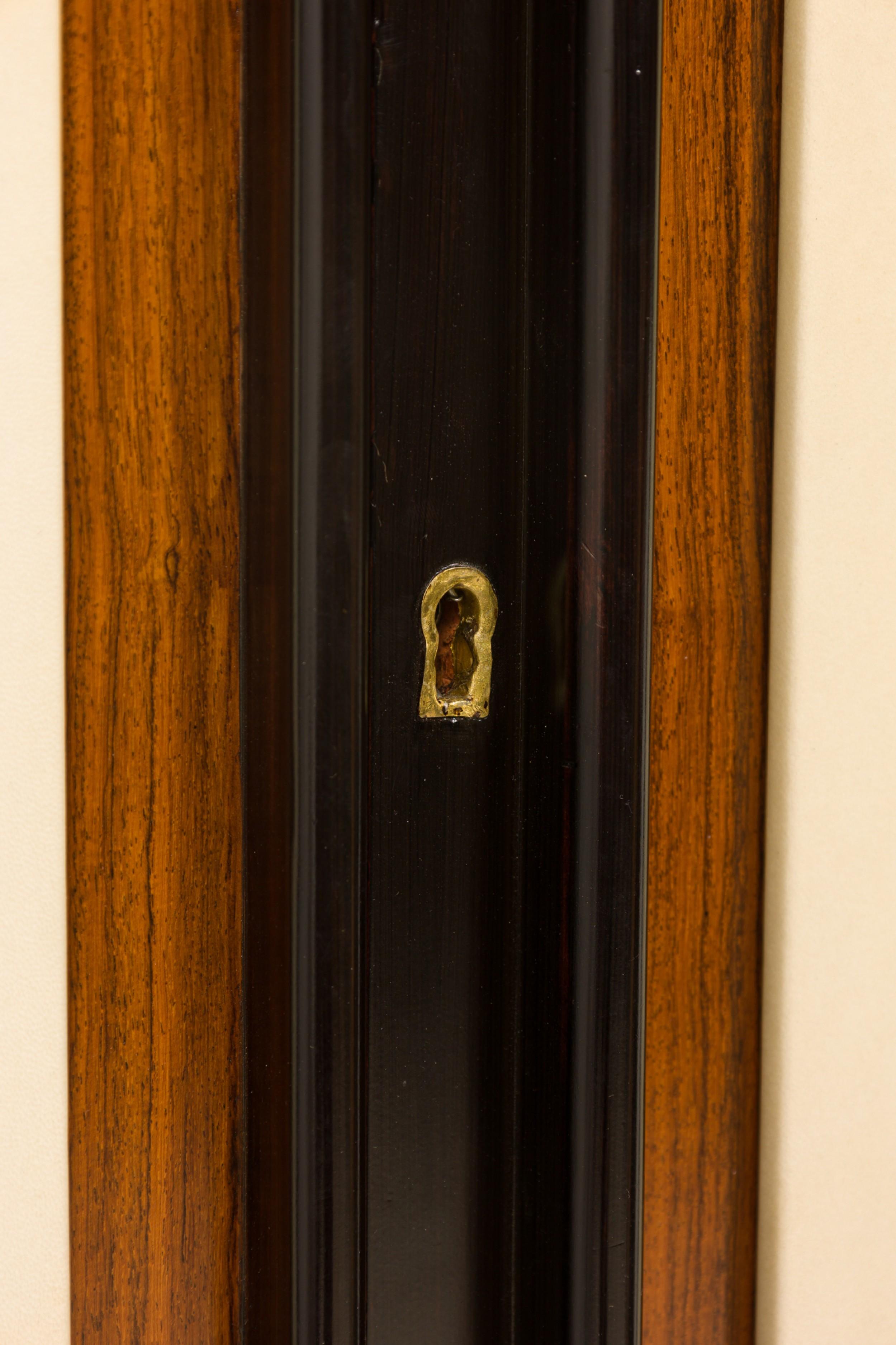 Mid-Century Italian Modern Palisander & Marmor Bücherregal (Vergoldetes Holz) im Angebot