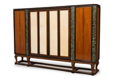 Mid-Century Italian Modern Palisander & Marble Bookcase