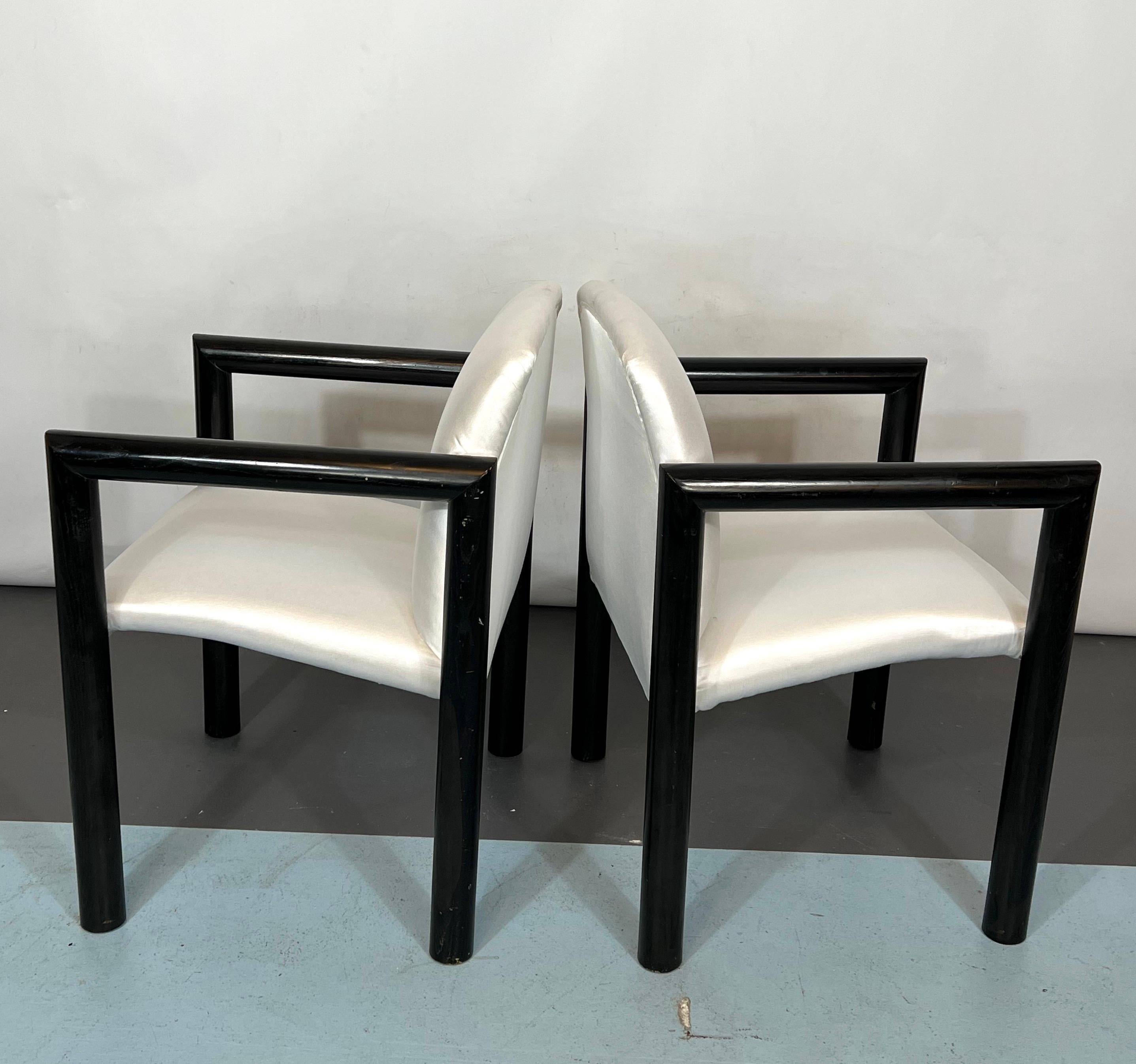 Set di 4 poltrone moderne di metà secolo degli anni '70 in vendita 6