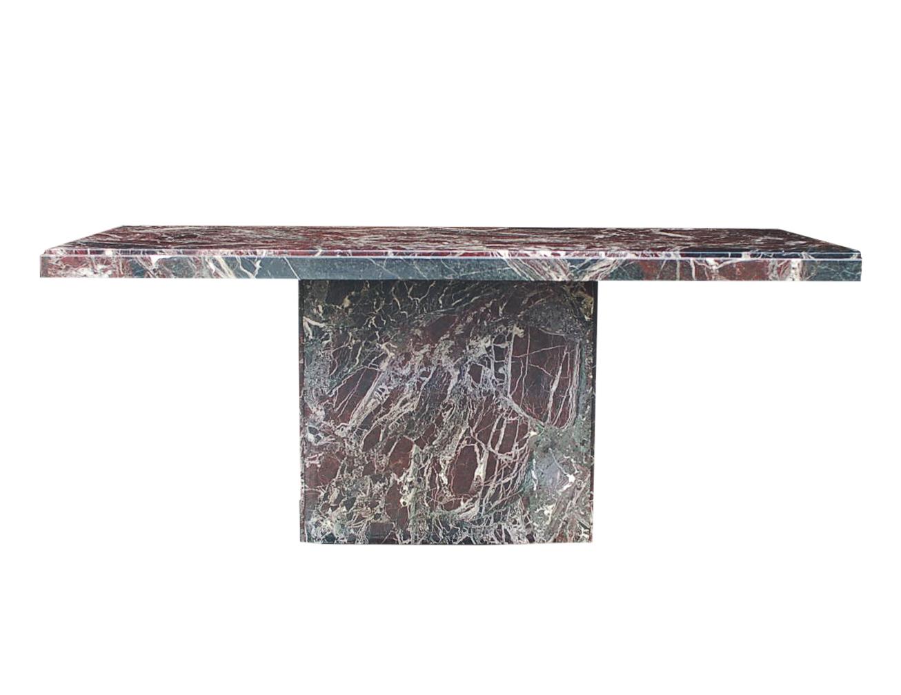 solid marble table