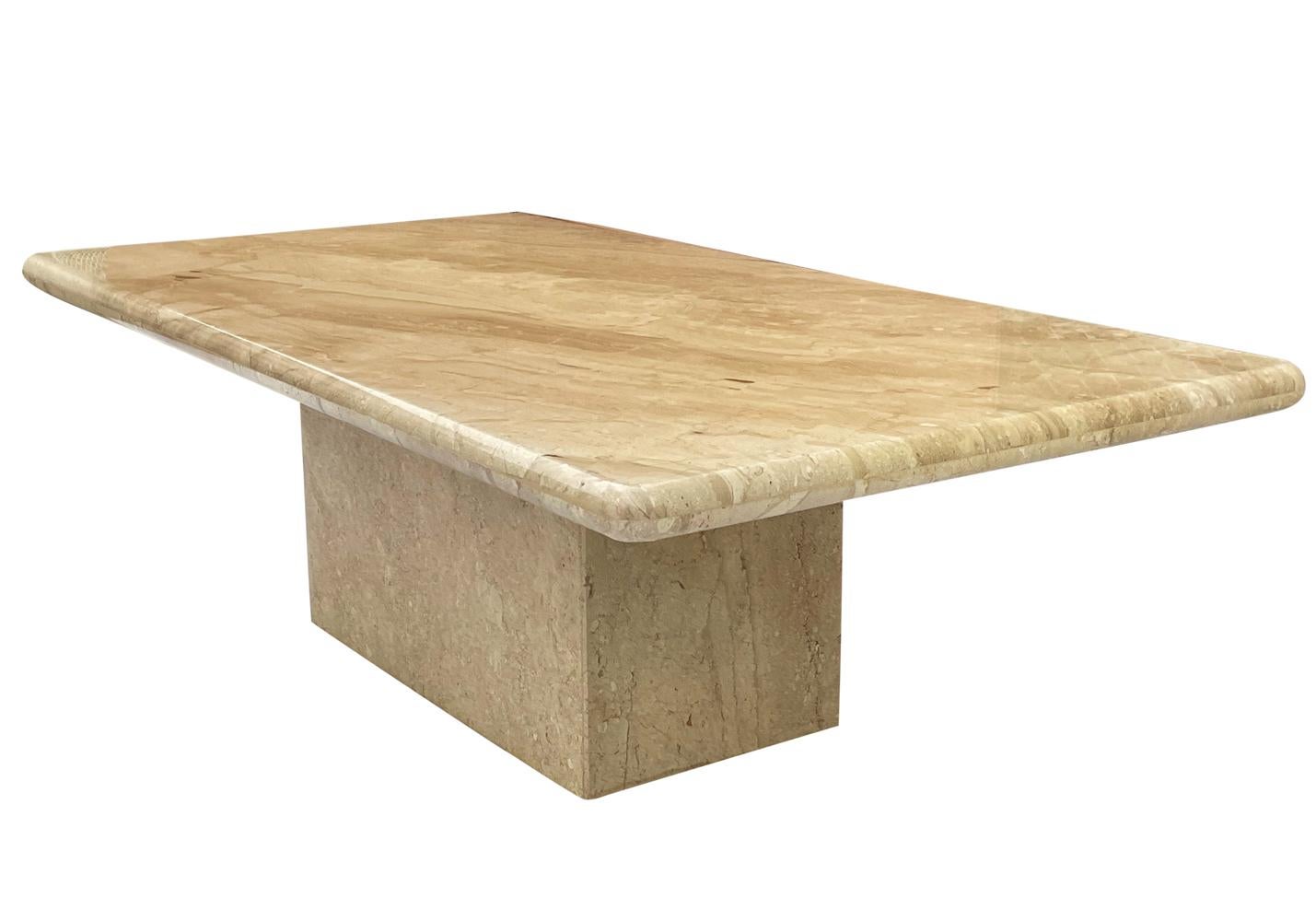 travertine coffee table rectangle
