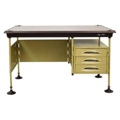 Midcentury Italian Modernist Desk Spazio by Studio BBPR for Olivetti, circa 1950