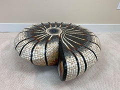 Mid Century Italian Mosaic Tile Cocktail Table by Massimiliano Beltrame