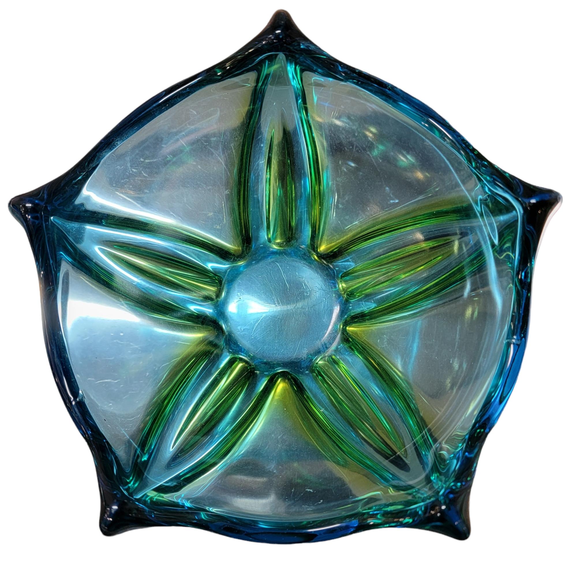 20th Century Mid Century Italian Murano Art Glass Bowl