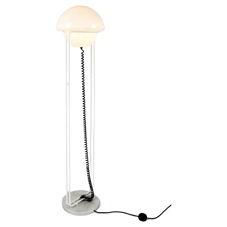 Midcentury Italian Murano Glass and Marble Floor Lamp, 1960s For Sale ...