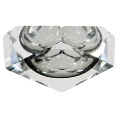 Mid-Century Italian Murano Glass Bowl Flavio Poli for Seguso, 1960