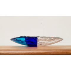 Mid-Century Italian Murano Glass Bowl or Plate from Av Mazzega, 1960s