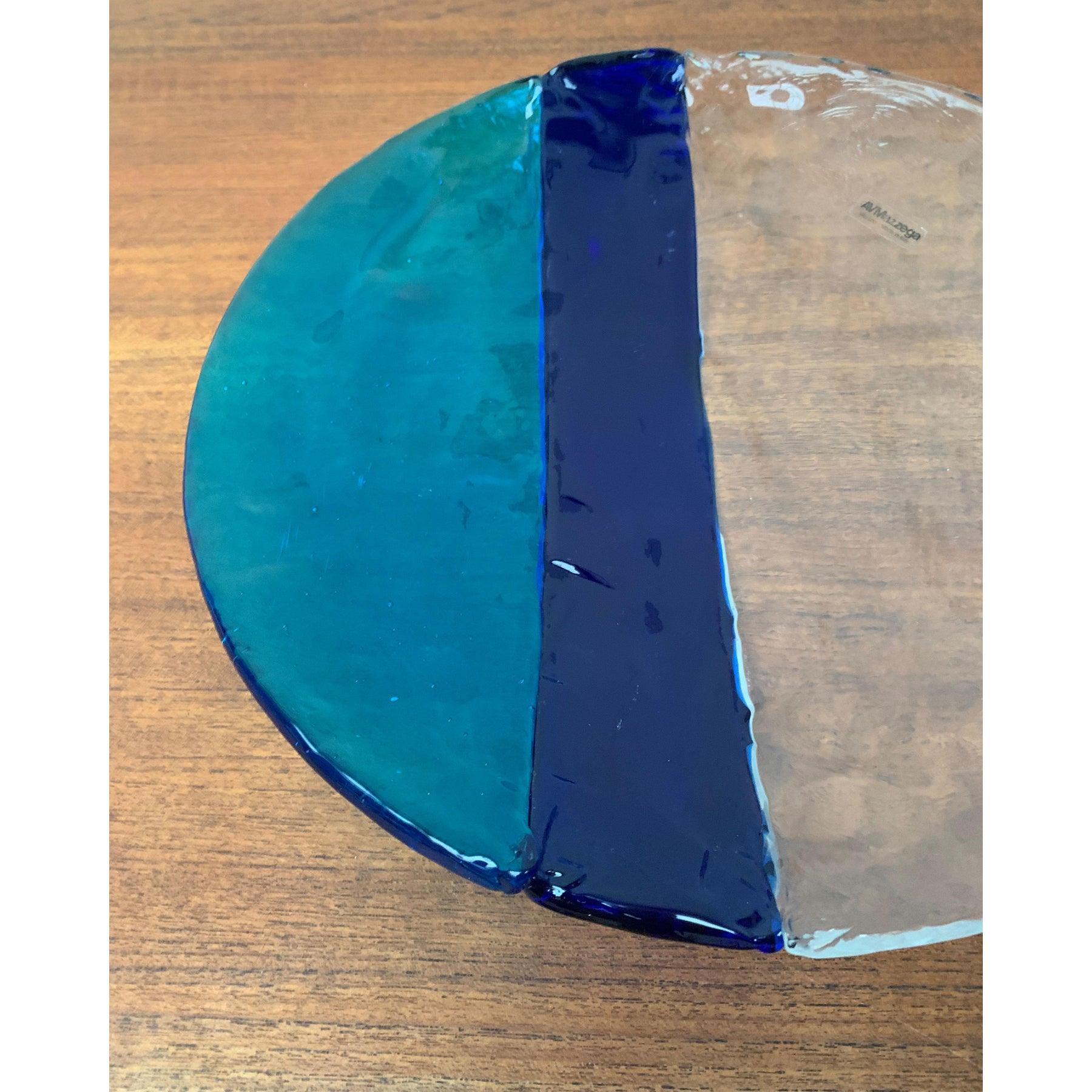 Cuenco o plato de cristal de Murano italiano de mediados de siglo de Av Mazzega, años 60 en Excelente estado para la venta en Hamburg, DE