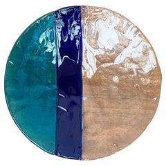 Mid-Century Italian Murano Glass Bowl or Plate from Av Mazzega, 1960s
