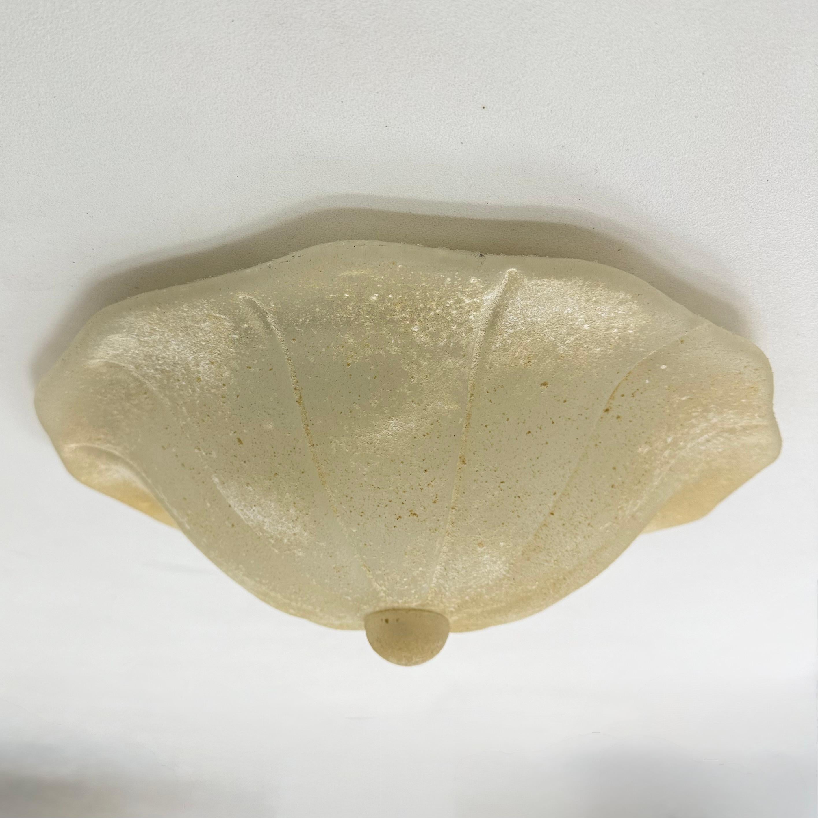 Lampada da soffitto in vetro di Murano della metà del secolo scorso, anni '70 in vendita 3