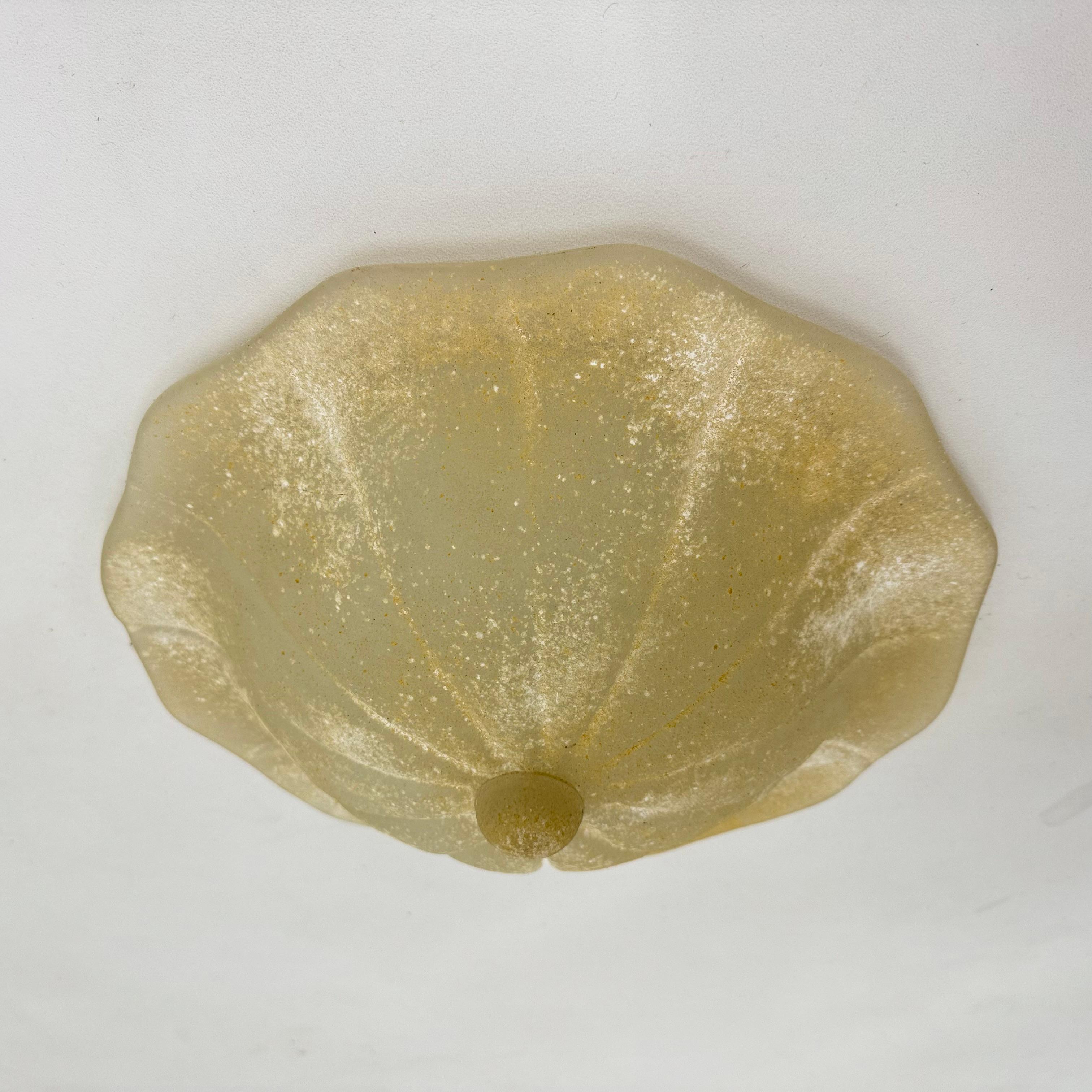 Mid-Century moderno Lampada da soffitto in vetro di Murano della metà del secolo scorso, anni '70 in vendita