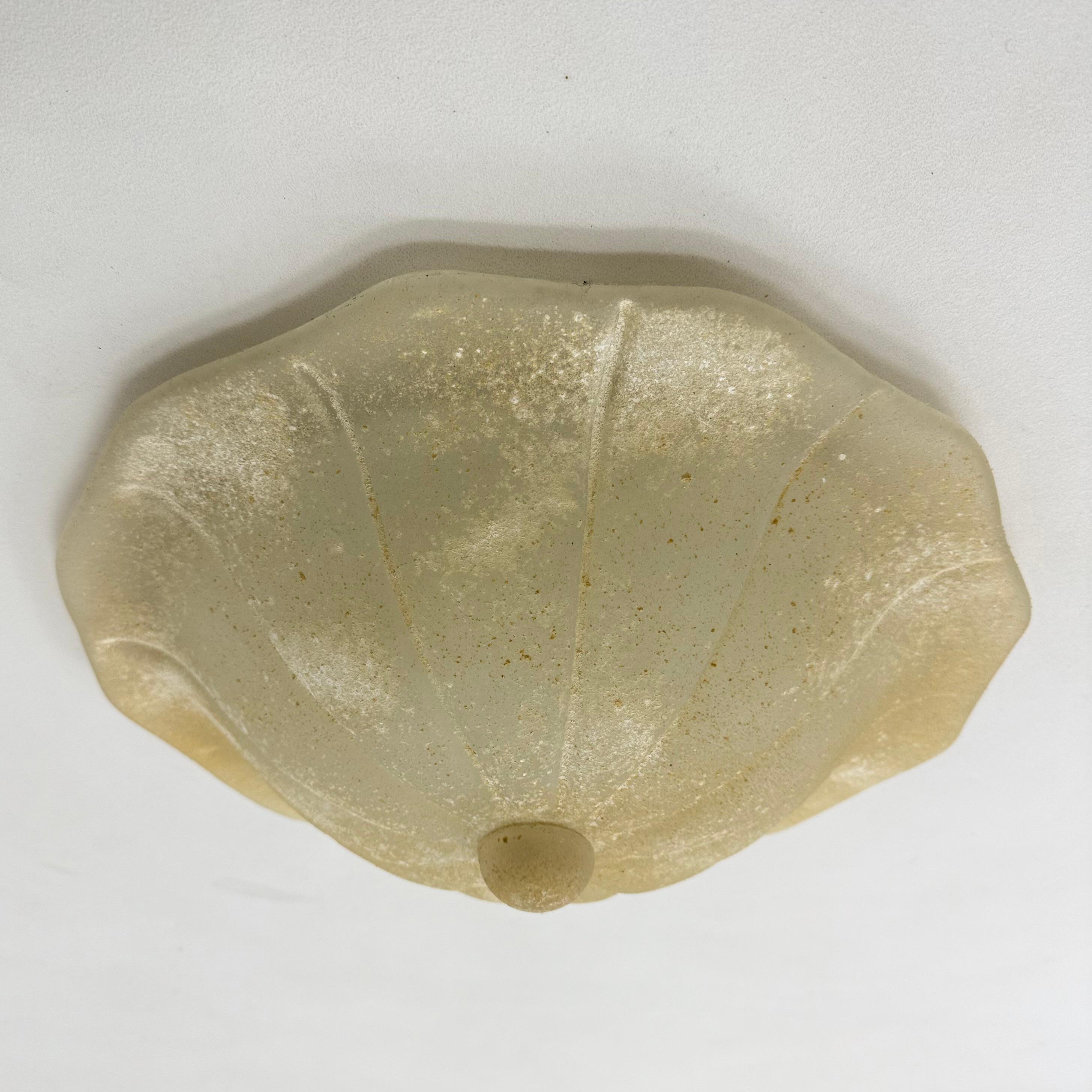 Lampada da soffitto in vetro di Murano della metà del secolo scorso, anni '70 in vendita 2