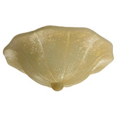 Lámpara de techo italiana de cristal de Murano de mediados de siglo , años 70