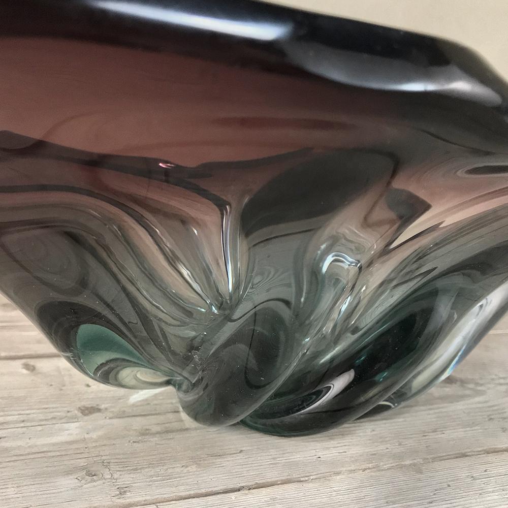 Art Glass Midcentury Italian Murano Glass Centerpiece
