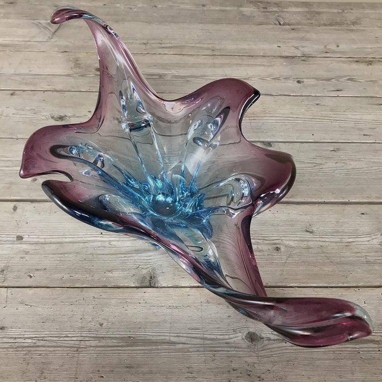 MidCentury Italian Murano Glass Centerpiece at 1stDibs