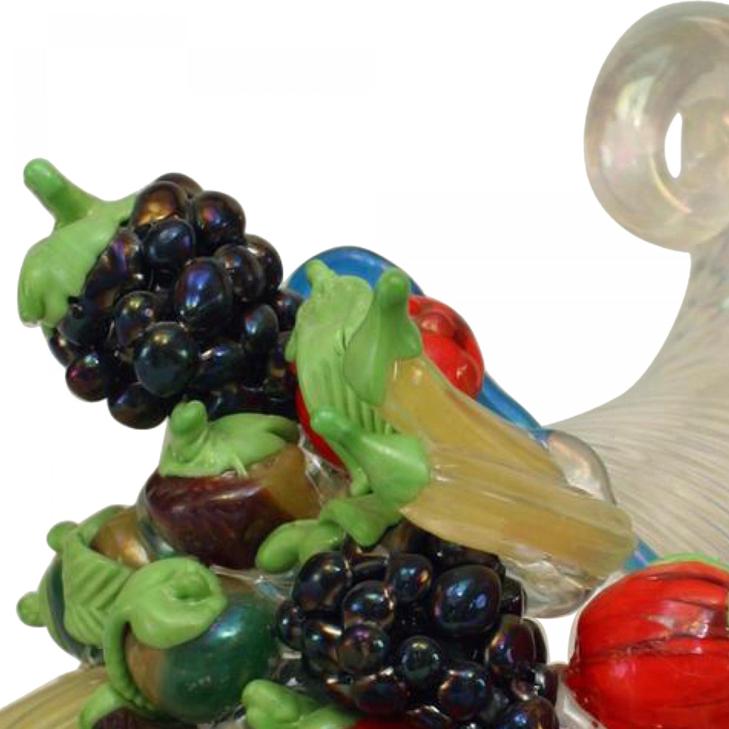 Italiano Cornucopia in vetro di Murano della metà del secolo scorso in vendita