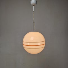 Mid-Century Italian Murano Glass Globe Chandelier, 1970s