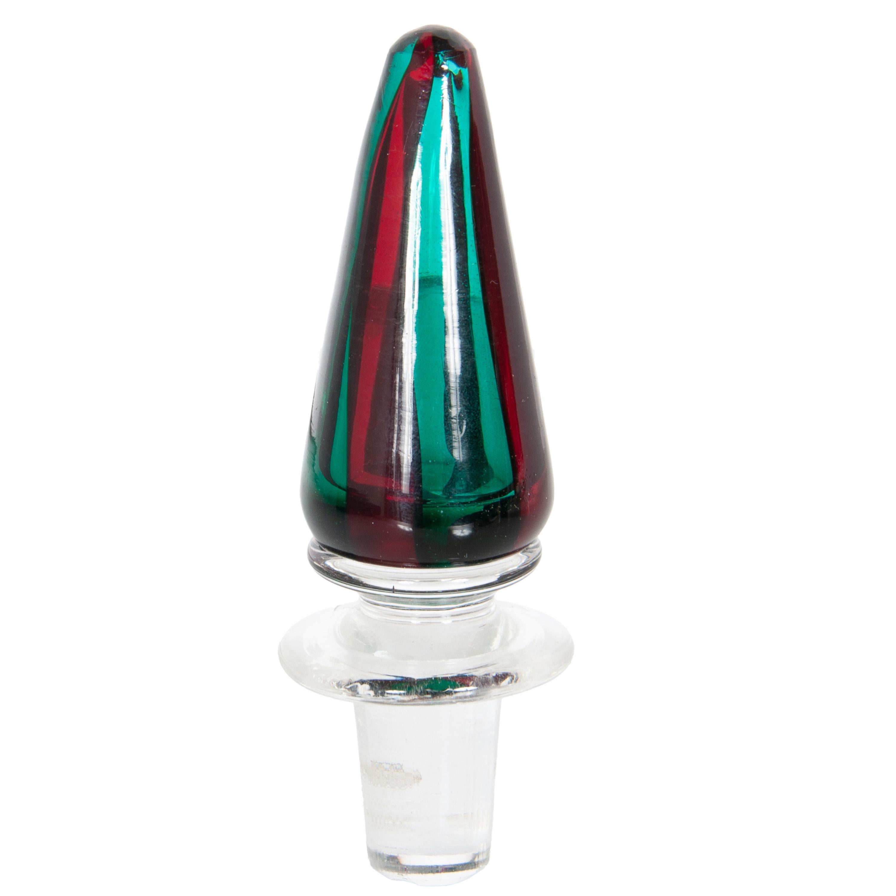 Mid Century Italian Murano Glass Morandiane Bottle Gio Ponti & Paolo Venini 1955 For Sale 6