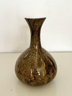 Italienische Murano-Glasvase mit Bollicine-Muster aus der Jahrhundertmitte, 1950er Jahre