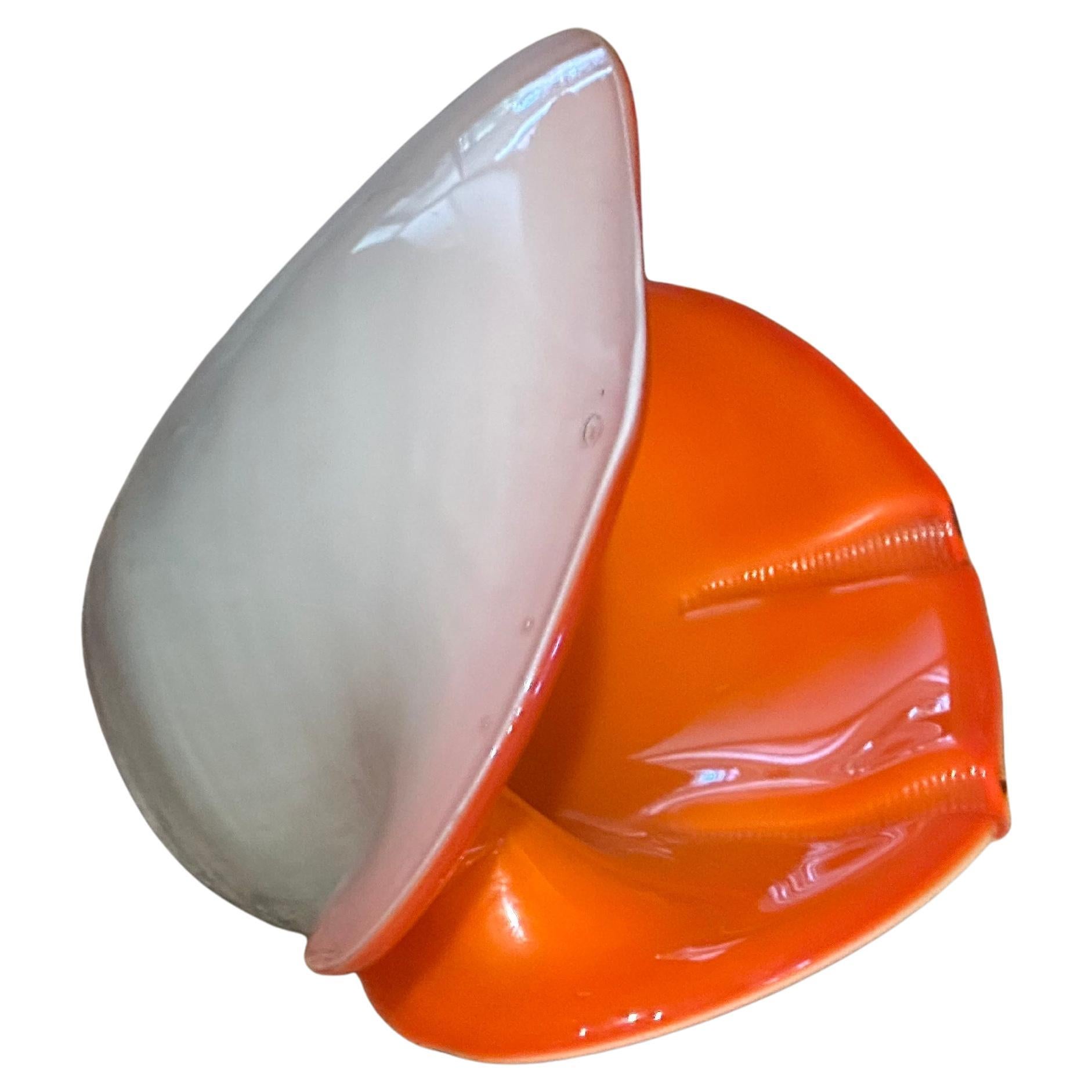 Bol en verre à coquille de palourde de Murano du milieu du siècle dernier en vente 1