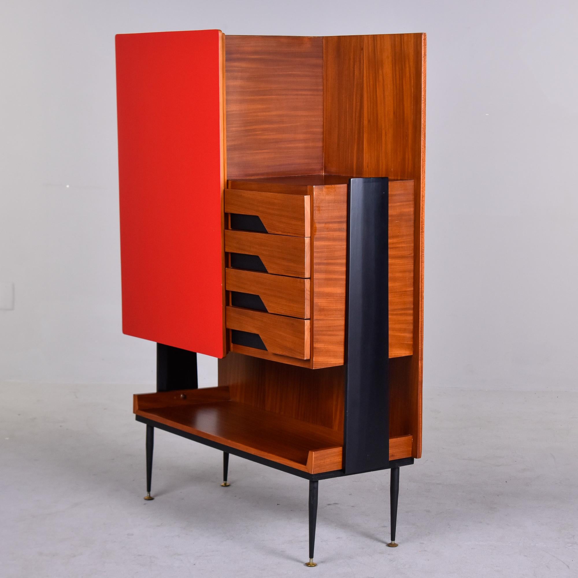 mid century modern tall cabinet