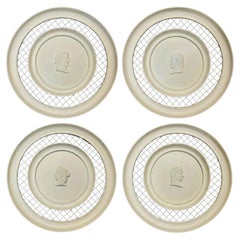 Mid-Century Italian Neo-Classical Framed Plaster Busts / Grand Tour - Set of 4