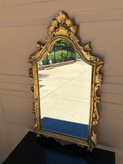 Mid-Century Italian Neoclassical Giltwood Mirror