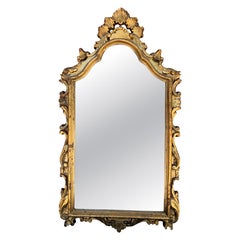 Mid-Century Italian Neoclassical Giltwood Mirror