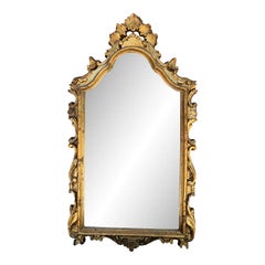 Mid-Century Italian Neoclassical Giltwood Mirror