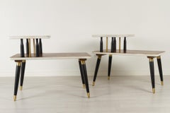 Mid-Century Italian Night Stands 1960s, Set of 2